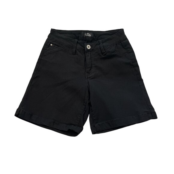 ROYALTY FOR ME Women's Shorts Size 8P Cotton Stretchy High Waisted - Picture 2 of 9